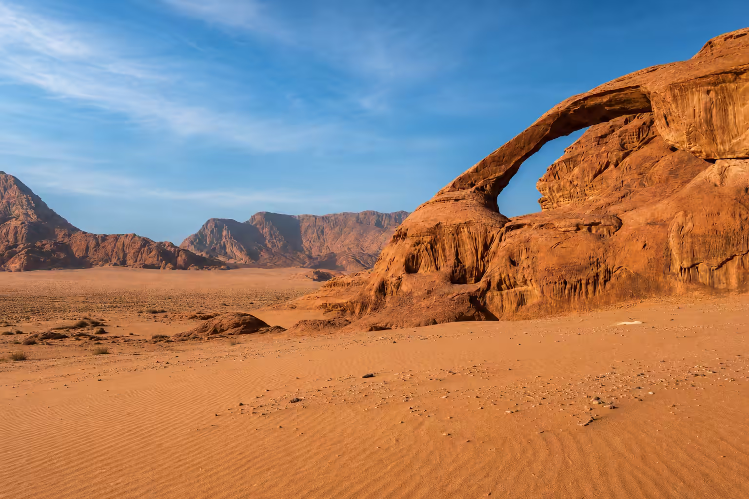 Jeep tour and safari in Wadi Rum desert